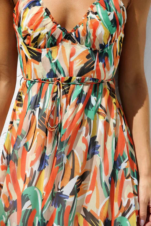 Waltraud™ - Maxikleid mit dünnen Trägern