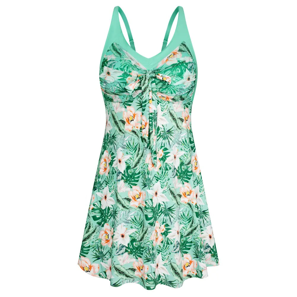 Schwimmkleid – 2-teilig, Plus Size - 30#