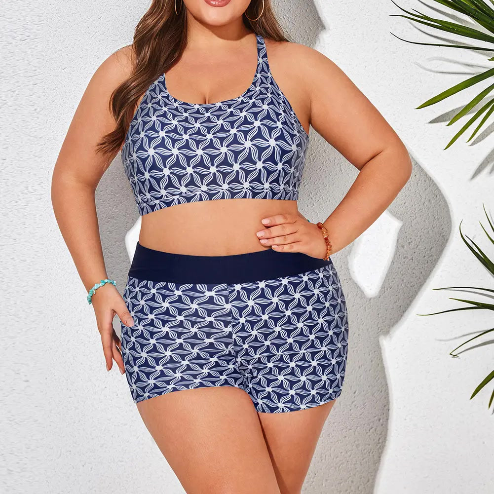 Tankini-Set – 3-teilig, Plus Size Tummy-Control - Lifestyle