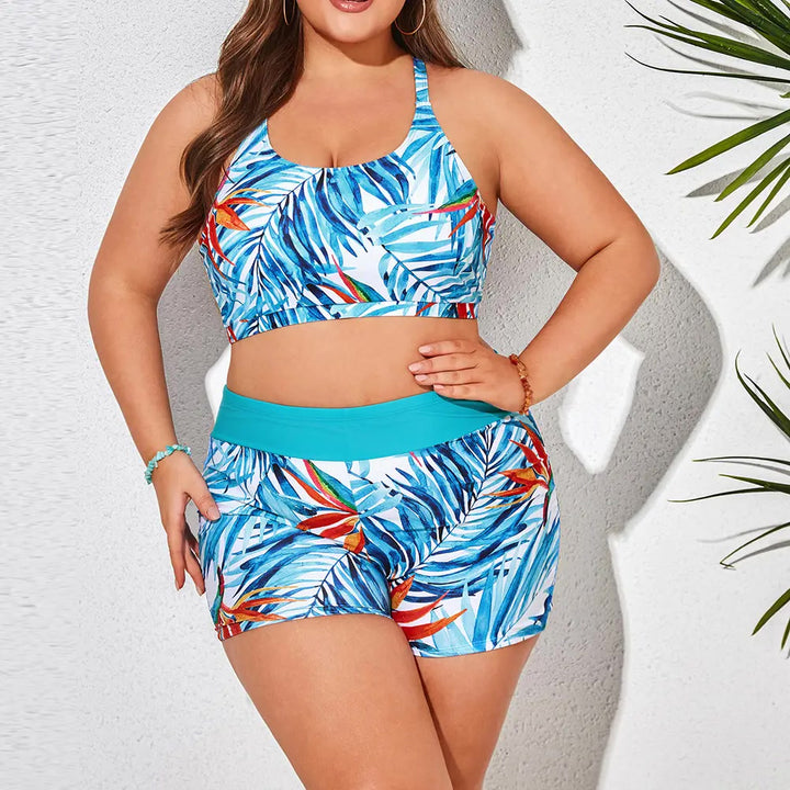 Tankini-Set – 3-teilig, Plus Size Tummy-Control - Lifestyle