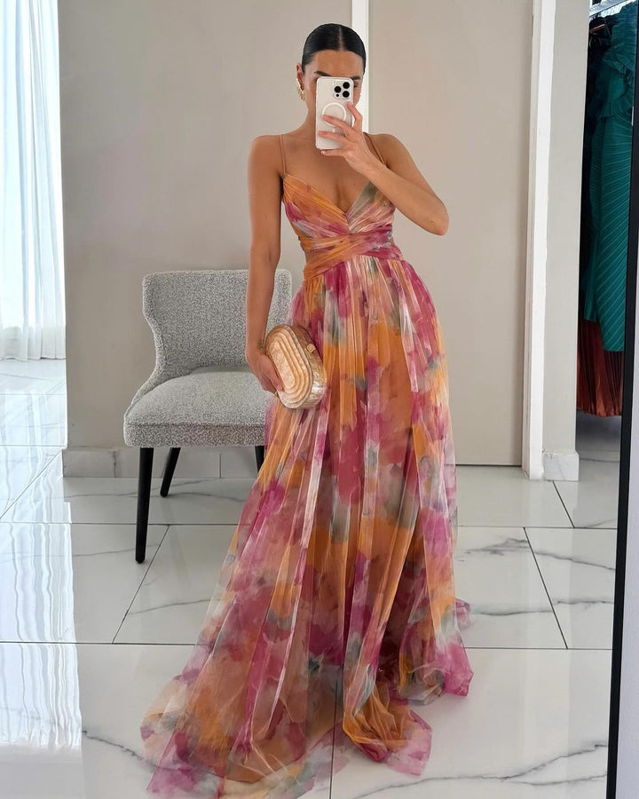 Carola™ - Bezauberndes Maxikleid mit Blumendruck